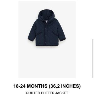 Zara Quilted Puffer Jacket